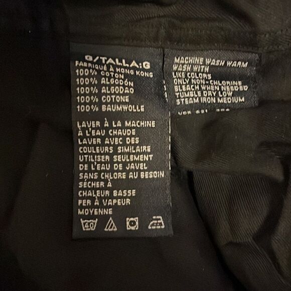 NAUTICA STAIN WRINKLE RESISTANT BUTTON DOWN LONG SLEEVE SHIRT BLACK L NEW NWT - Picture 4 of 5